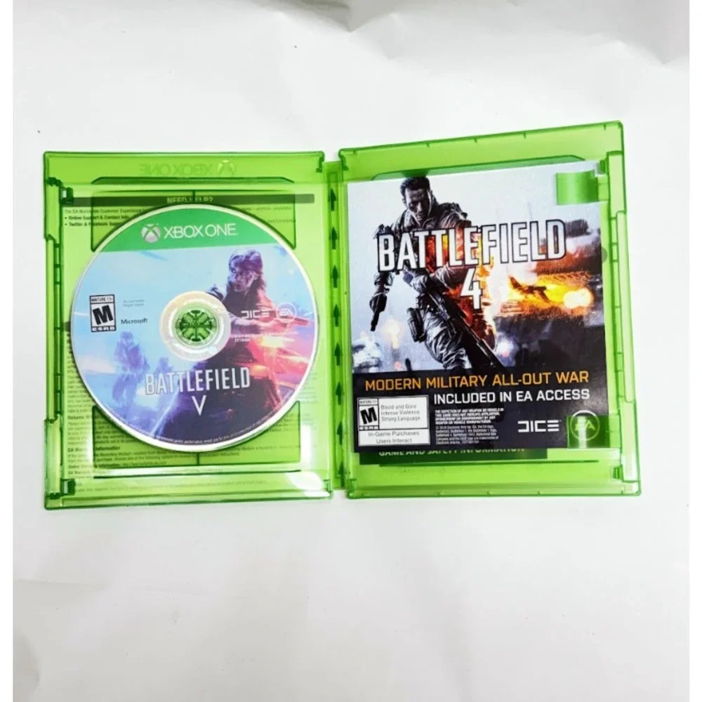 Battlefield Xbox One Lot Battlefield 1 4 5 V + Hardline 4 Game Bundle CIB FPS EA